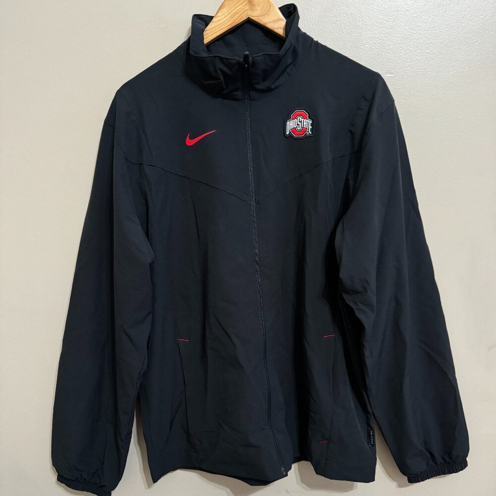 Nike Ohio State Buckeyes Football Team Issue On-Field Sideline Jacket Mens M NEW